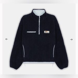 Madhappy Outdoors Sherpa Fleece Pullover Navy